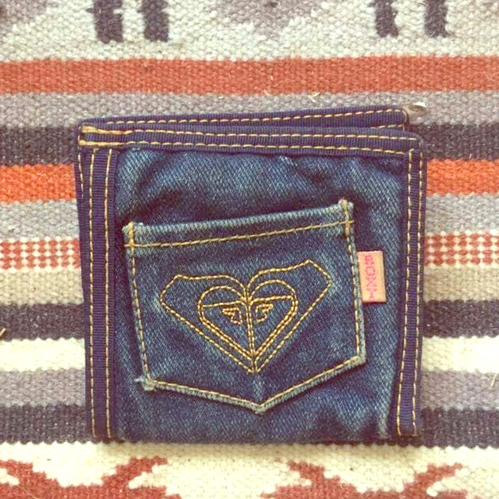 VINTAGE ROXY QUICKSILVER Denim Wallet